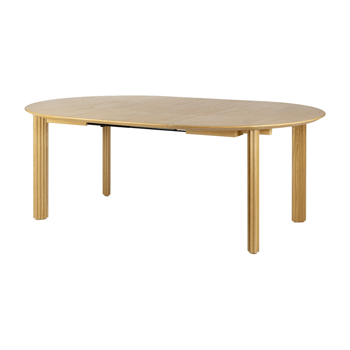 Table extensible en chêne naturel 132/202 x 74 cm Comfort Circle - UMAGE - The Cool Republic