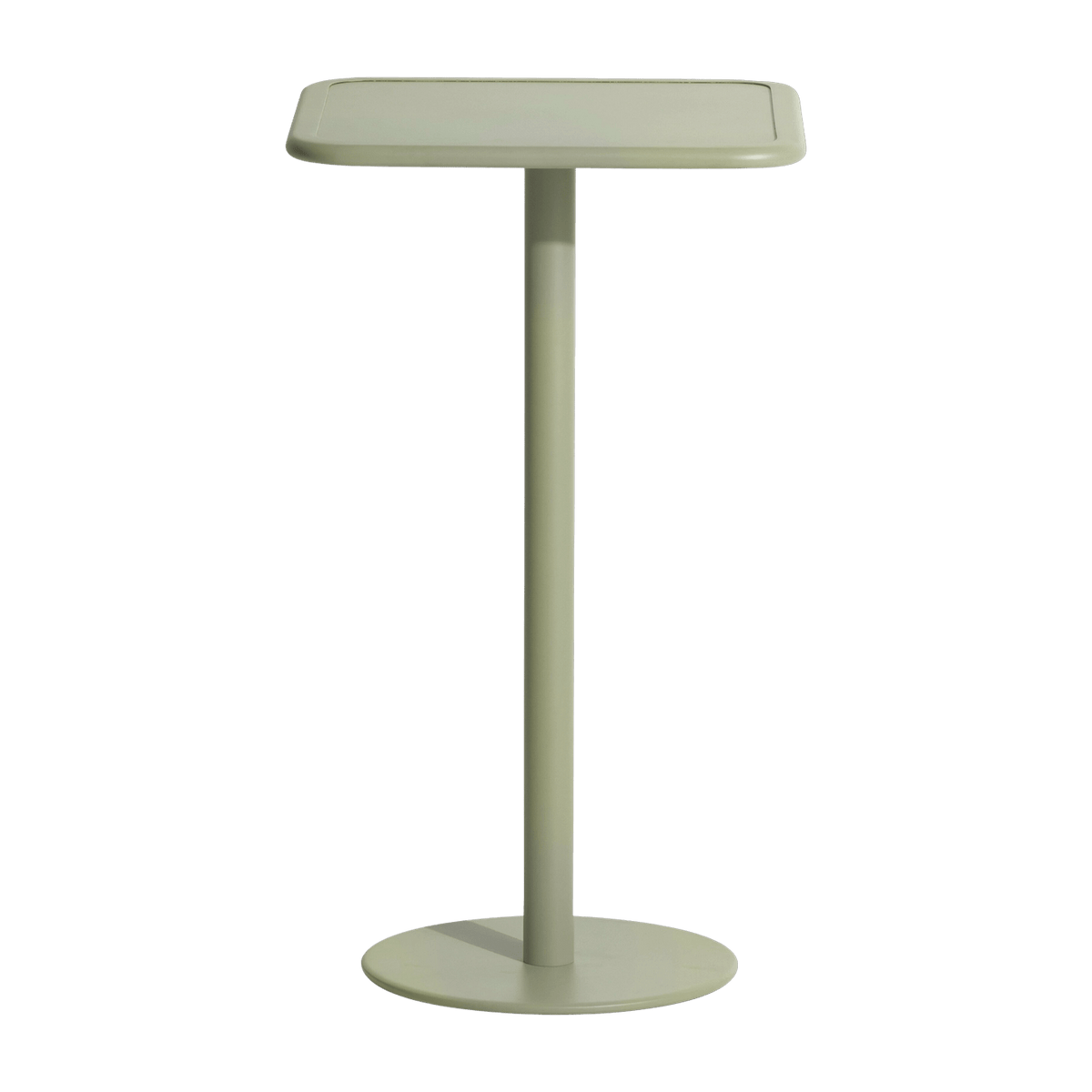 Table haute carrée outdoor vert jade Week end - Petite friture - The Cool Republic