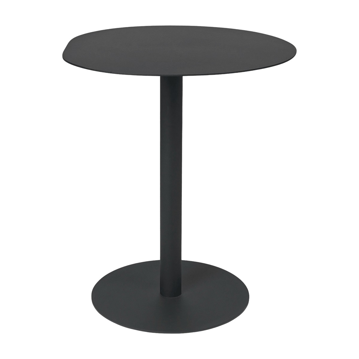 Table haute en acier noir 72 x 76 cm Pond - Ferm Living - The Cool Republic