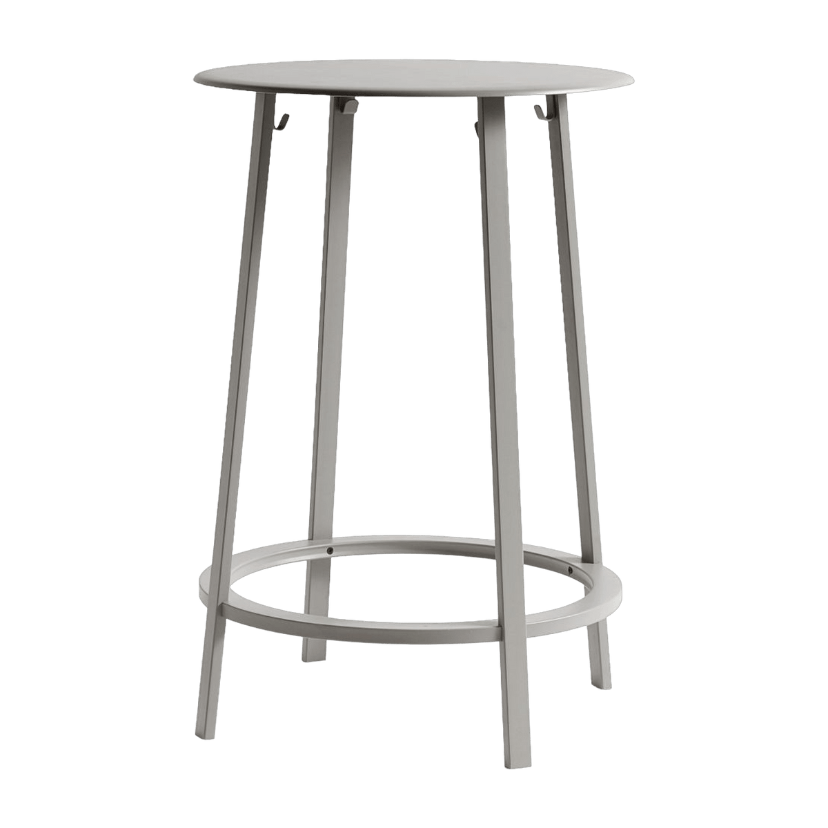 Table haute en aluminium gris Revolver - HAY - The Cool Republic