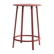 Table haute en aluminium rouge Revolver - HAY - The Cool Republic