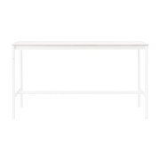 Table haute en contreplaqué stratifié blanche 85 x 190 x 105 cm Base - Muuto - The Cool Republic
