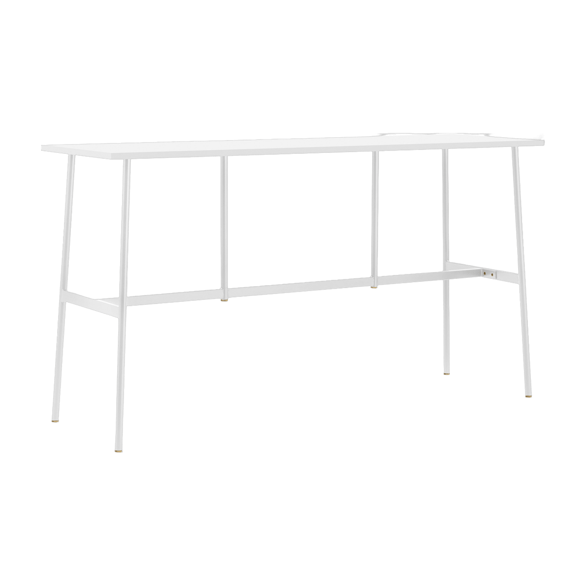 Union white laminate and brass high table 190 x 90 cm - Normann Copenhagen - The Cool Republic