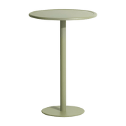 Table haute ronde outdoor vert jade Week end - Petite friture - The Cool Republic