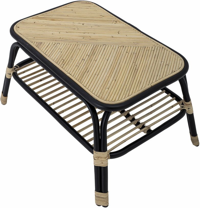 Table latérale en rotin noir Loue - Bloomingville - The Cool Republic