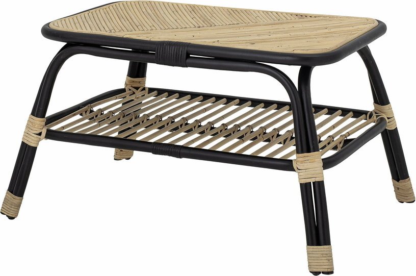 Table latérale en rotin noir Loue - Bloomingville - The Cool Republic
