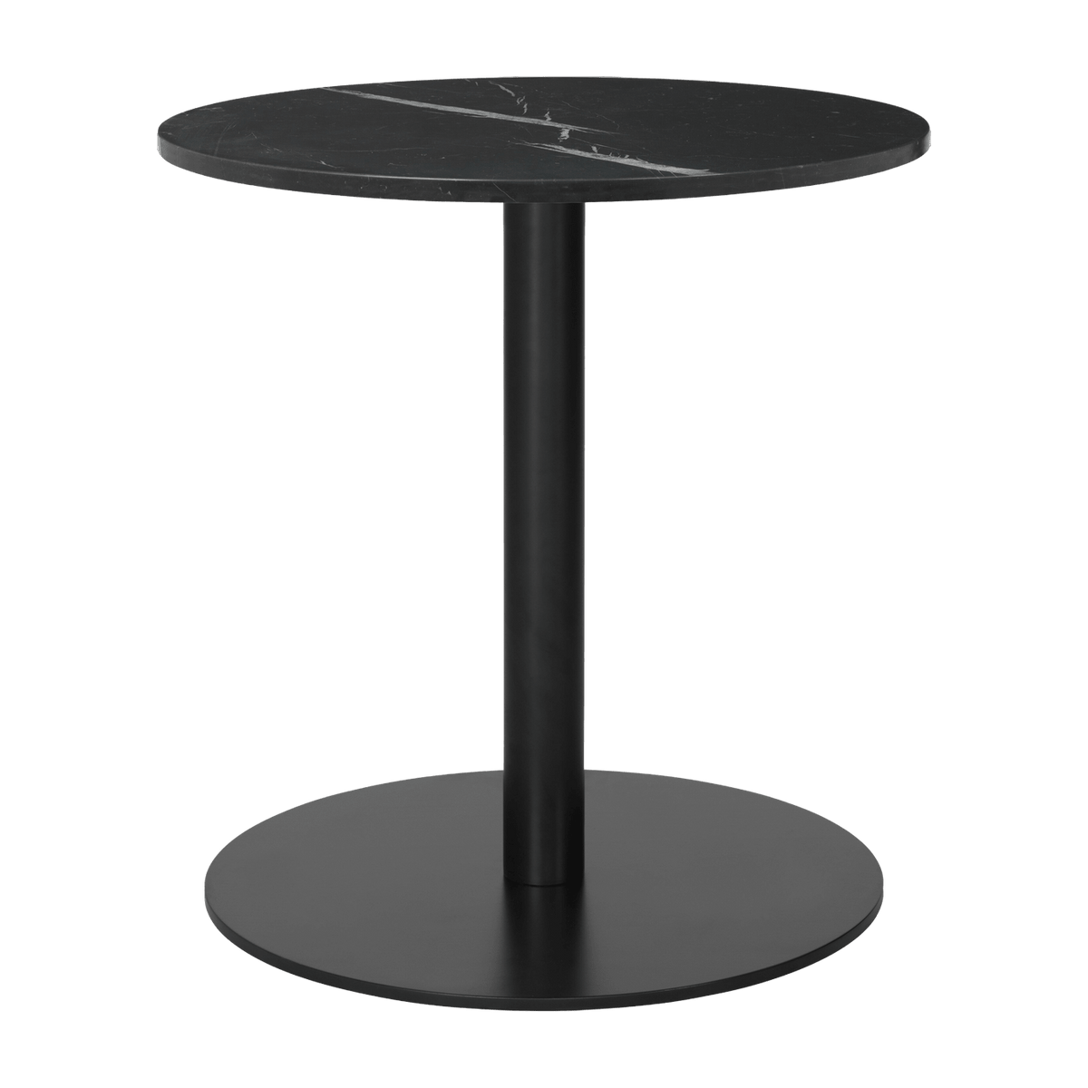 Round lounge table in black marble 60 cm Gubi 1.0 - Gubi – The Cool ...