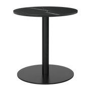 Table lounge ronde en marbre noir 60 cm Gubi 1.0 - Gubi - The Cool Republic