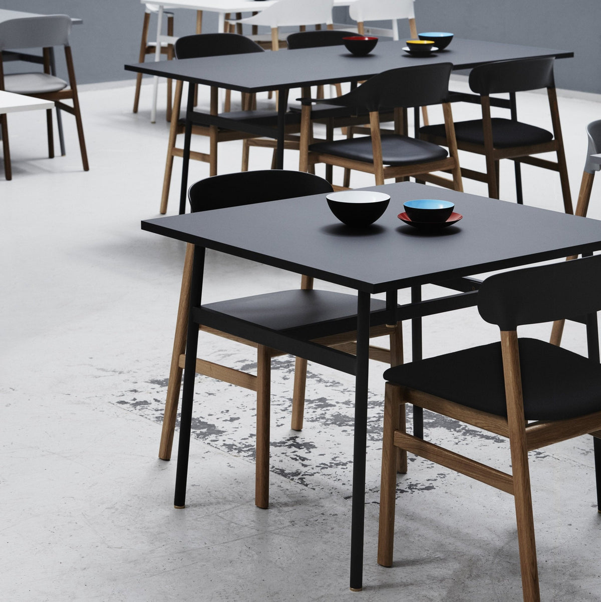 Table noire 140x90 Union noir - Normann Copenhagen - The Cool Republic