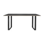Table noire piétement noir 170 cm 70-70 - Muuto - The Cool Republic