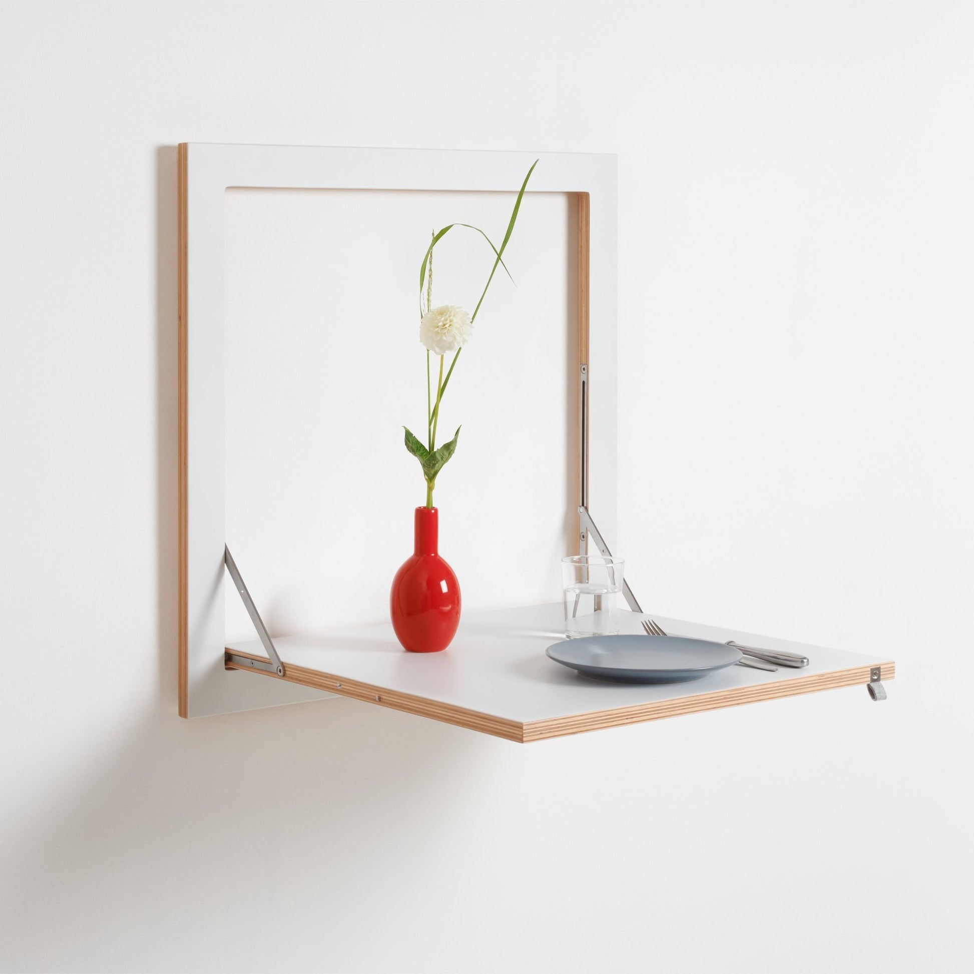 Table pliante blanche 60 x 60 cm Fläpps Kitchen - Ambivalenz - The Cool Republic