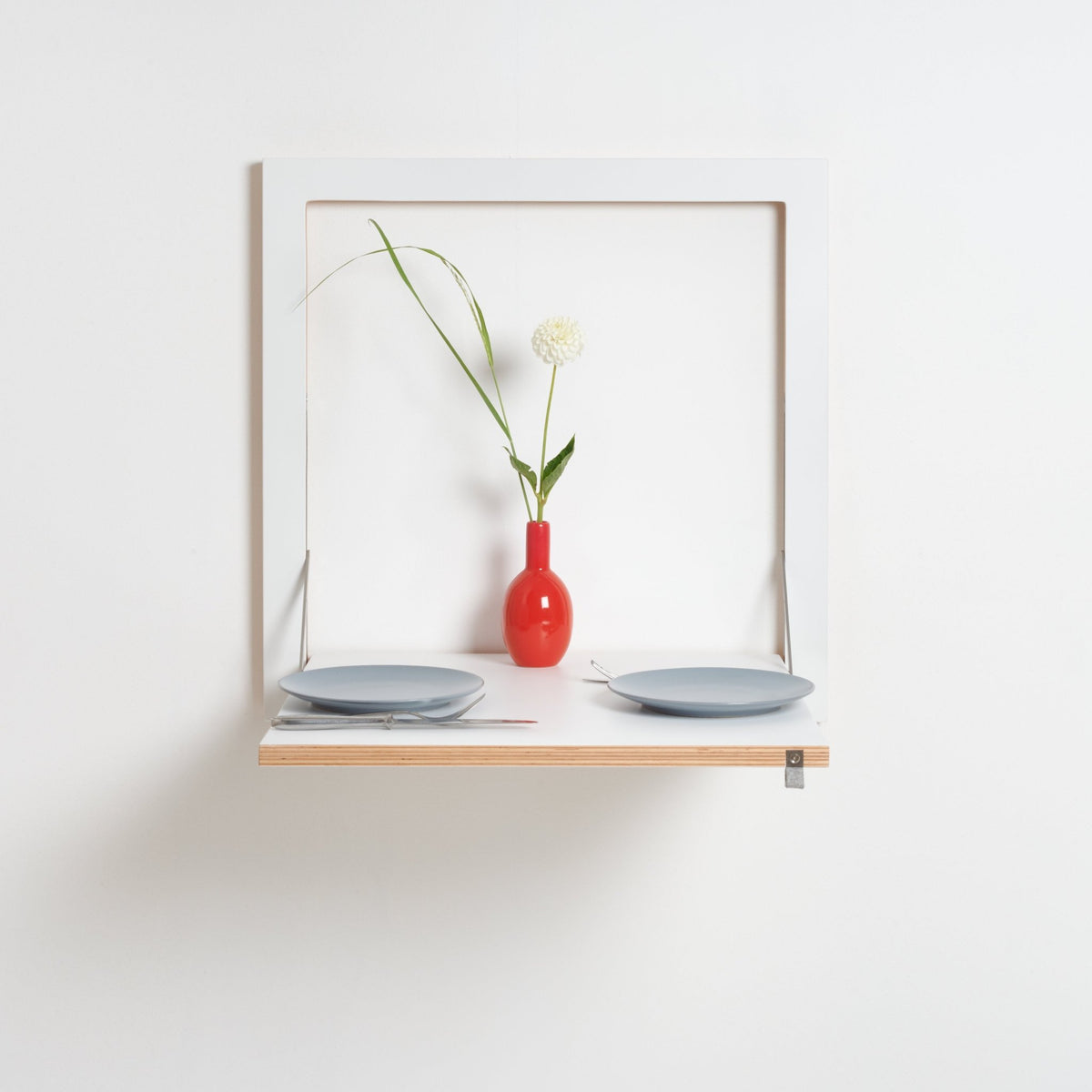 Table pliante blanche 60 x 60 cm Fläpps Kitchen - Ambivalenz - The Cool Republic