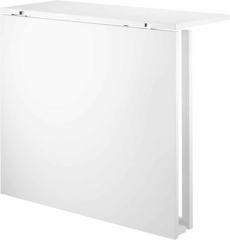 Table pliante blanche en mdf et pieds blancs en acier - String furniture - The Cool Republic