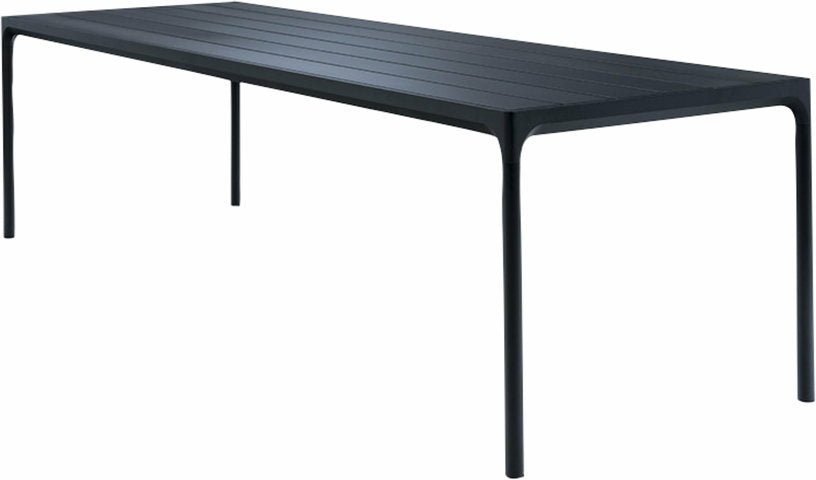 Table rectangulaire 270x90 cm en métal noir FOUR - Houe - The Cool Republic
