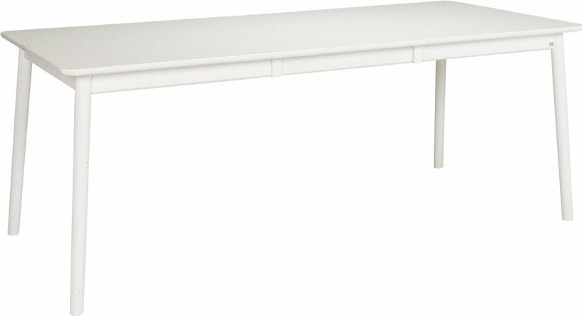 Table rectangulaire en bouleau blanc 140 x 90 cm ZigZag - Hans K - The Cool Republic