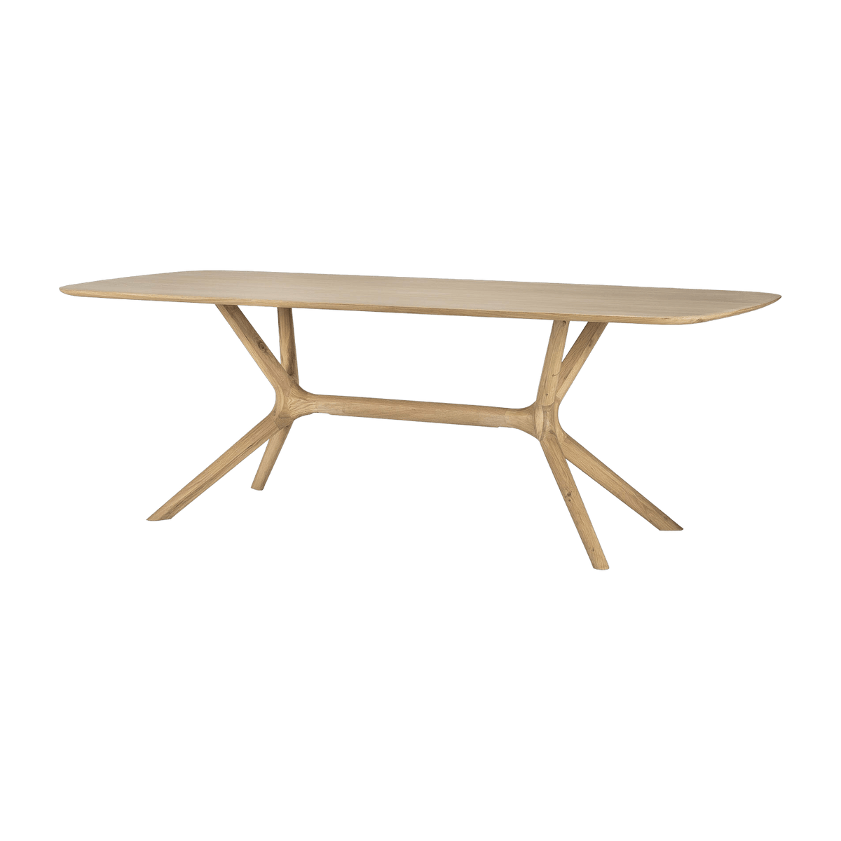 Table rectangulaire en chêne huilé 224 x 100 x 76 cm - Ethnicraft Accessories - The Cool Republic
