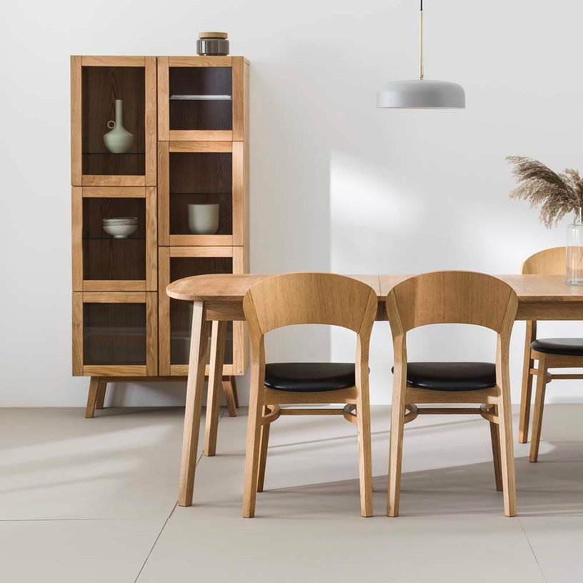 Table rectangulaire en chêne huilé massif 162 x 100 cm Rainbow - Hans K - The Cool Republic