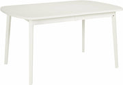 Table rectangulaire en MDF et bouleau massif blanc 142 x 90 cm Rainbow - Hans K - The Cool Republic
