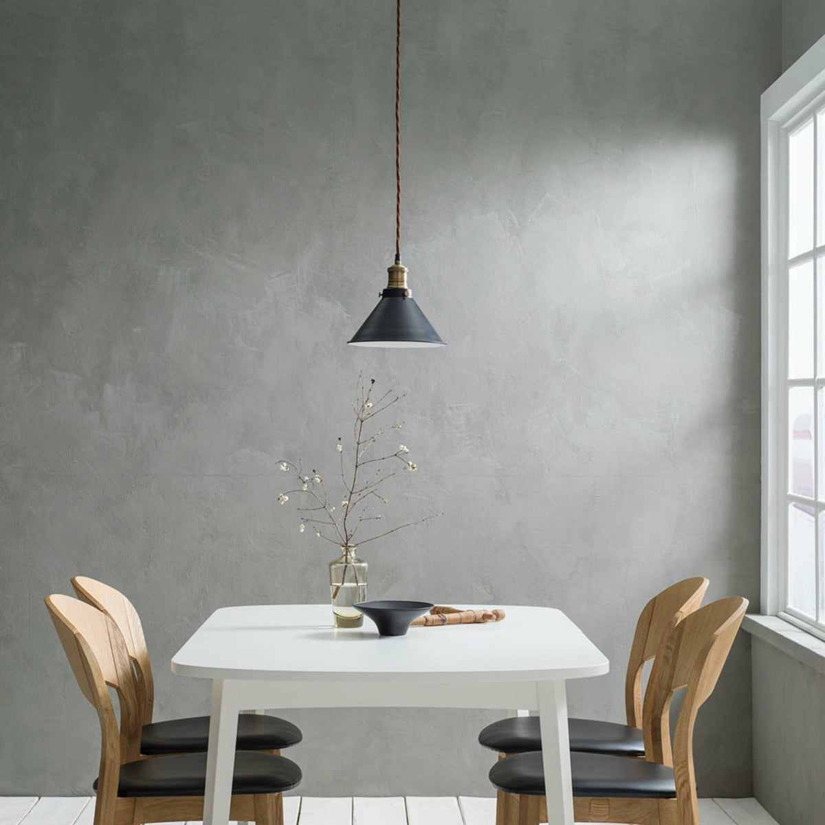 Table rectangulaire en MDF et bouleau massif blanc 142 x 90 cm Rainbow - Hans K - The Cool Republic
