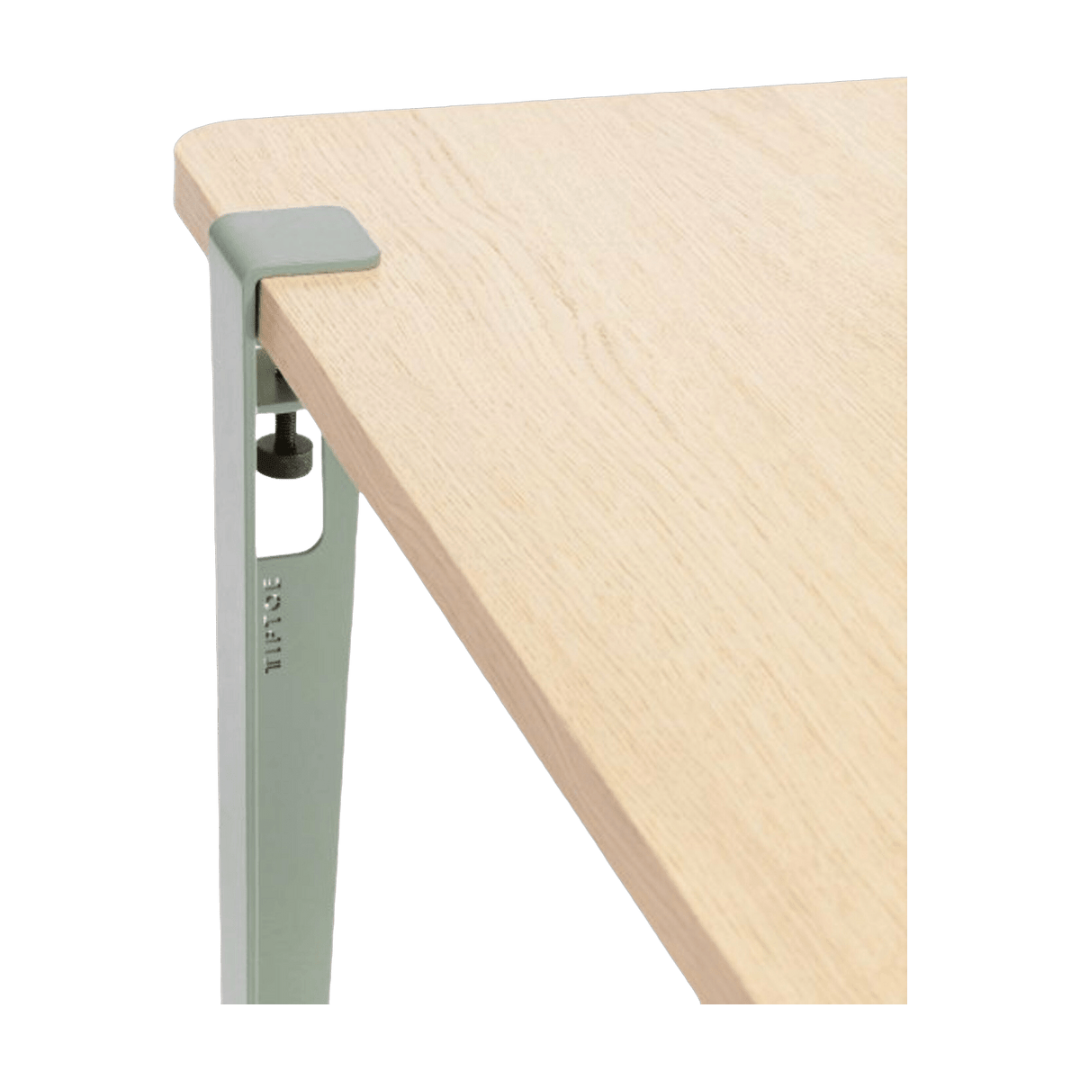Table rectangulaire XL Brixton pieds gris eucalyptus 75 cm - TIPTOE - The Cool Republic