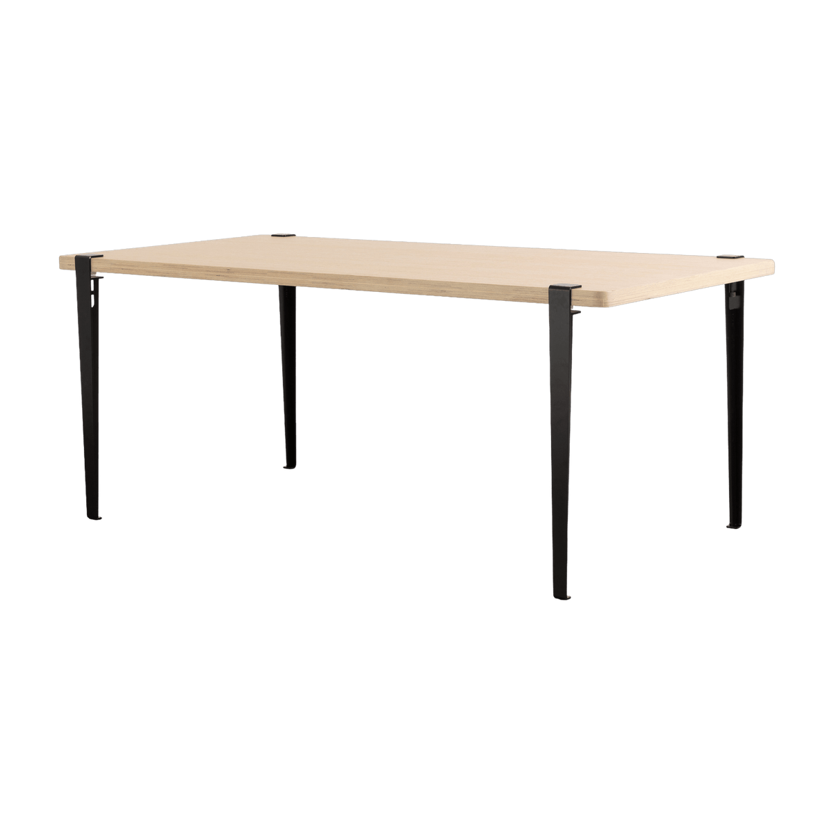 Table rectangulaire XL Brixton pieds noir graphite 75 cm - TIPTOE - The Cool Republic