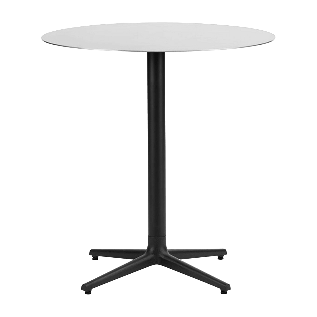 Table ronde 70 cm 4 pieds en acier inoxydable Allez Steel - Normann Copenhagen - The Cool Republic