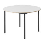 Table ronde blanche piétement noir 110 cm Base - Muuto - The Cool Republic