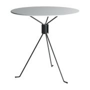 Table ronde de jardin en acier blanc 75 cm Bond - Cools Collection - The Cool Republic