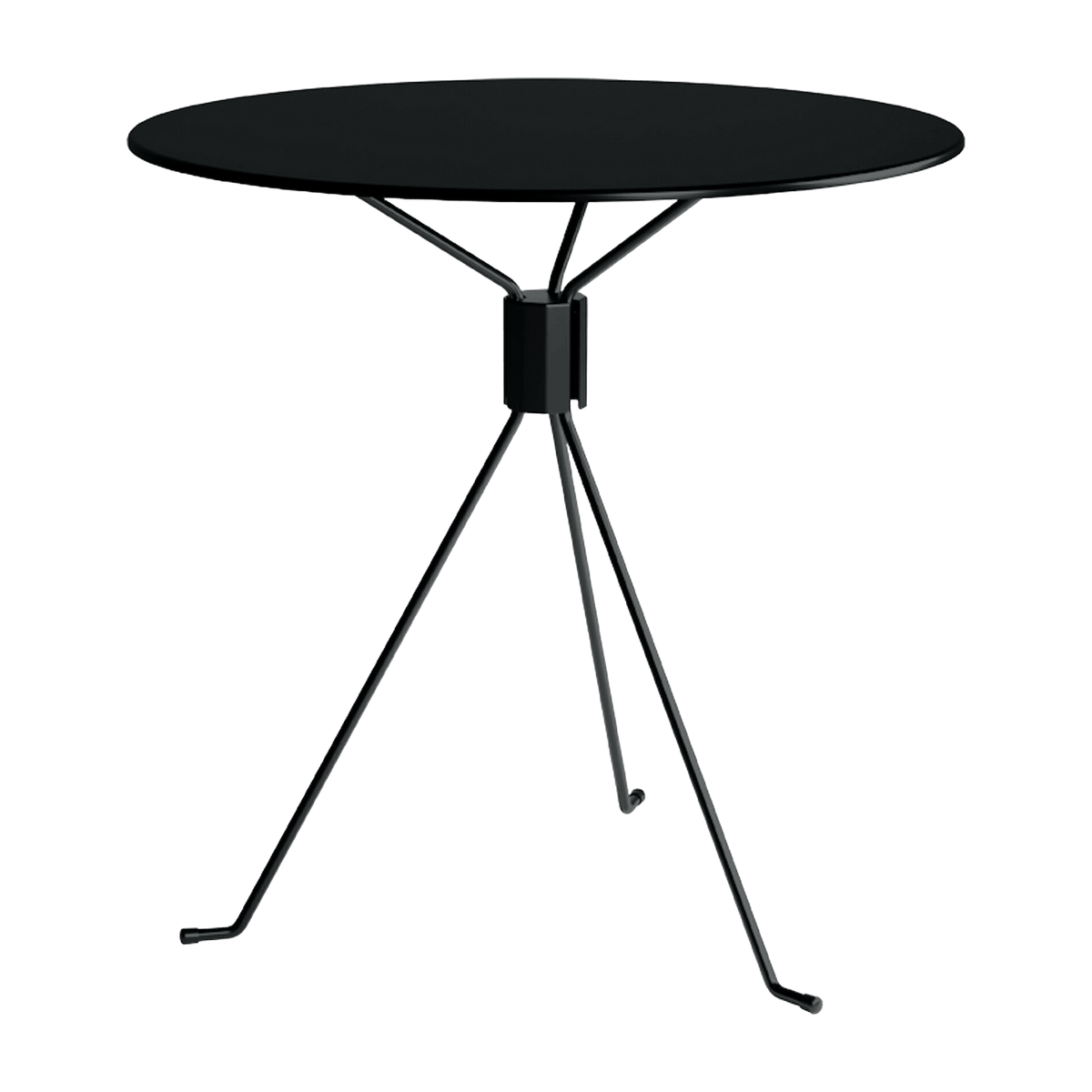 Table ronde de jardin en acier noir 75 cm Bond - Cools Collection - The Cool Republic