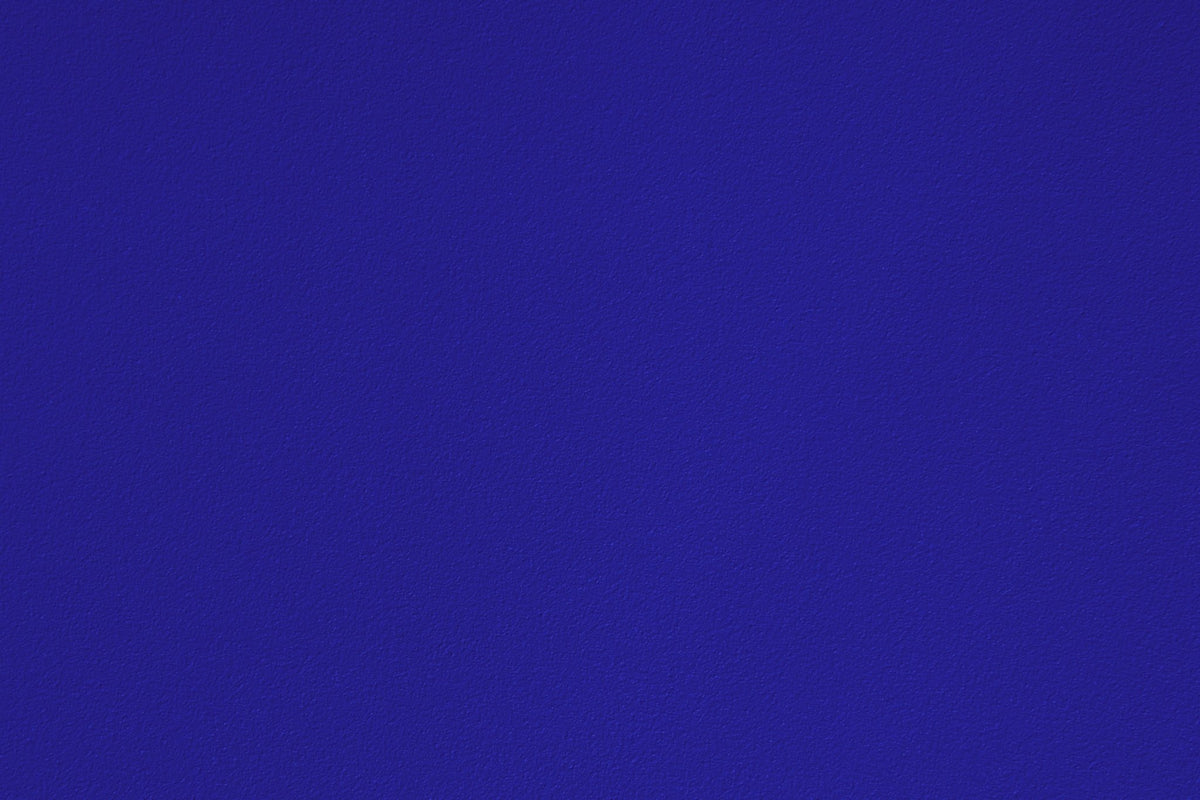 Table ronde en acier bleu outremer mat Chop - Hem - The Cool Republic