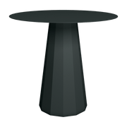 Table ronde en acier mat anthracite 80 cm Ankara - Matière Grise - The Cool Republic