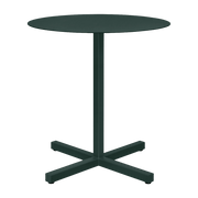 Table ronde en acier vert foncé mat Chop - Hem - The Cool Republic