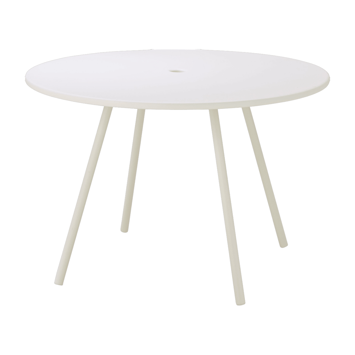 Table ronde en aluminum blanc Area - Cane-Line - The Cool Republic