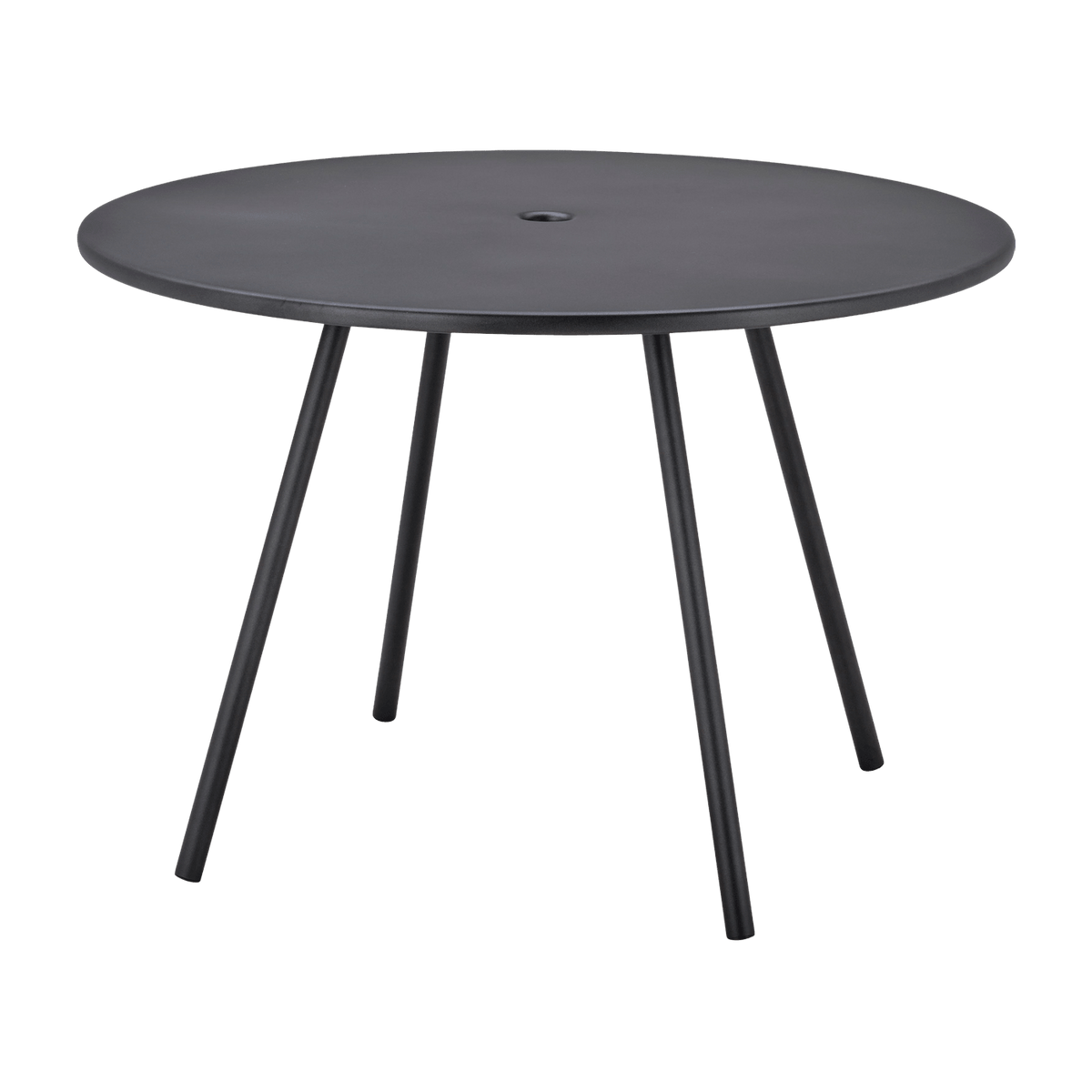 Table ronde en aluminum noir Area - Cane-Line - The Cool Republic