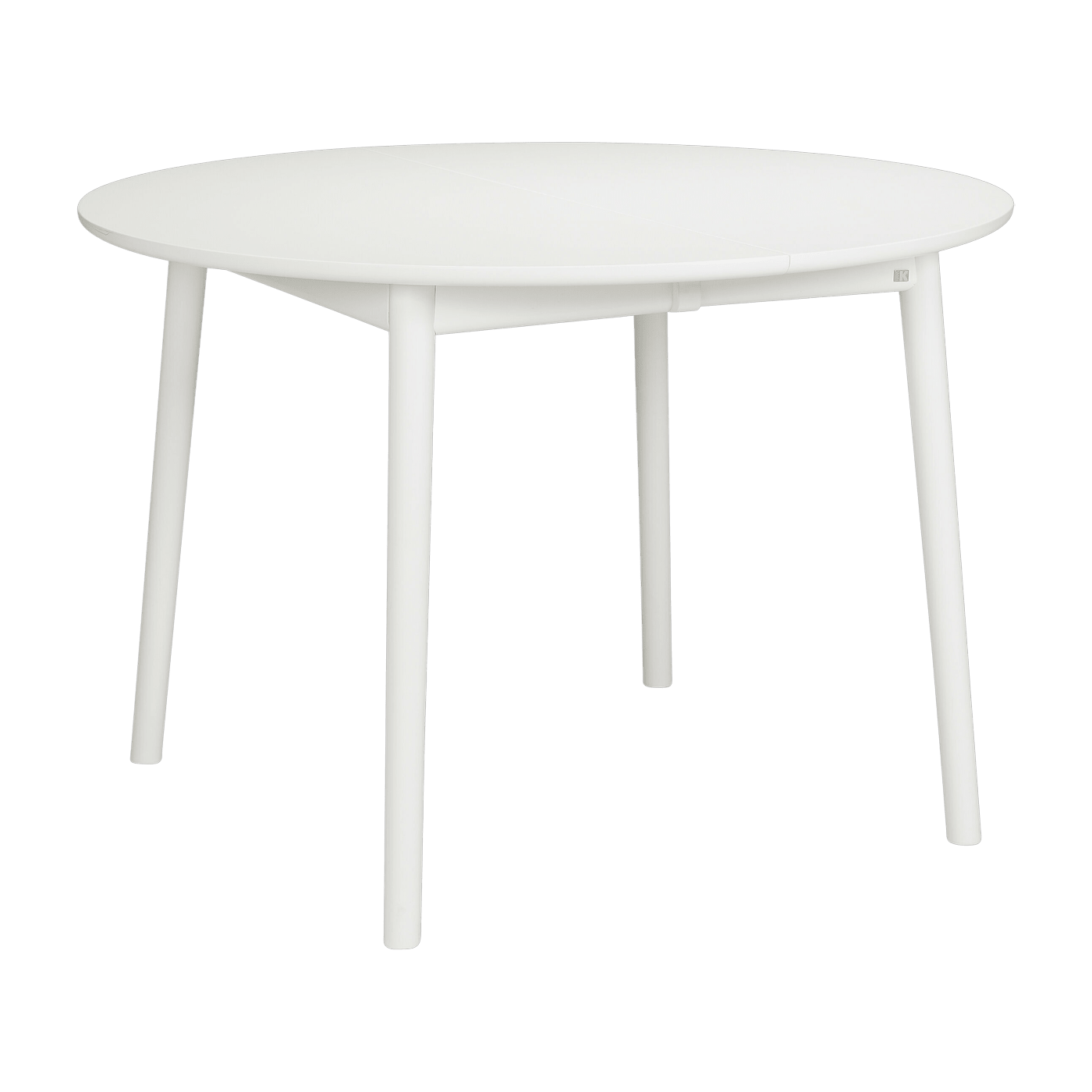Table ronde en bouleau blanc 110 cm ZigZag - Hans K - The Cool Republic
