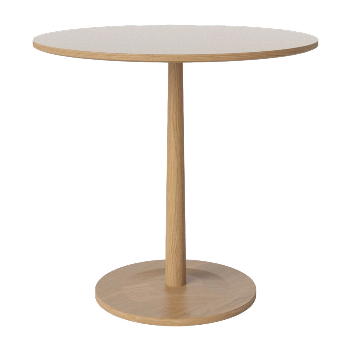 Table ronde en chêne laqué 75 cm Turned - Bolia - The Cool Republic