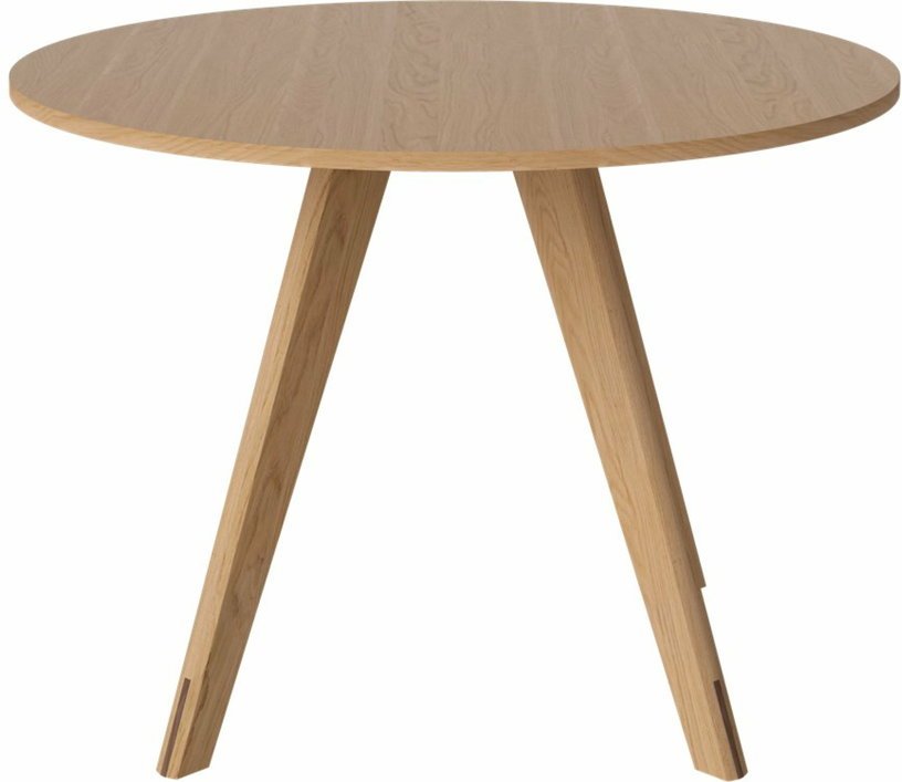 Table ronde en chêne massif huilé 100 cm New Mood - Bolia - The Cool Republic