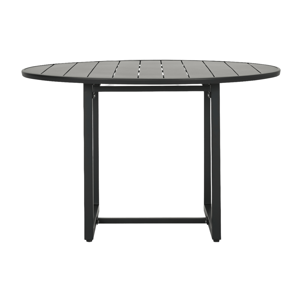 Table ronde en fer noir 120x74 cm Helo - House Doctor - The Cool Republic
