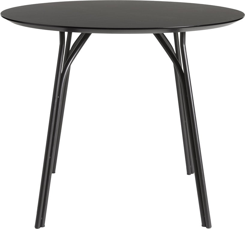 Table ronde noire 90 cm Tree - Woud - The Cool Republic