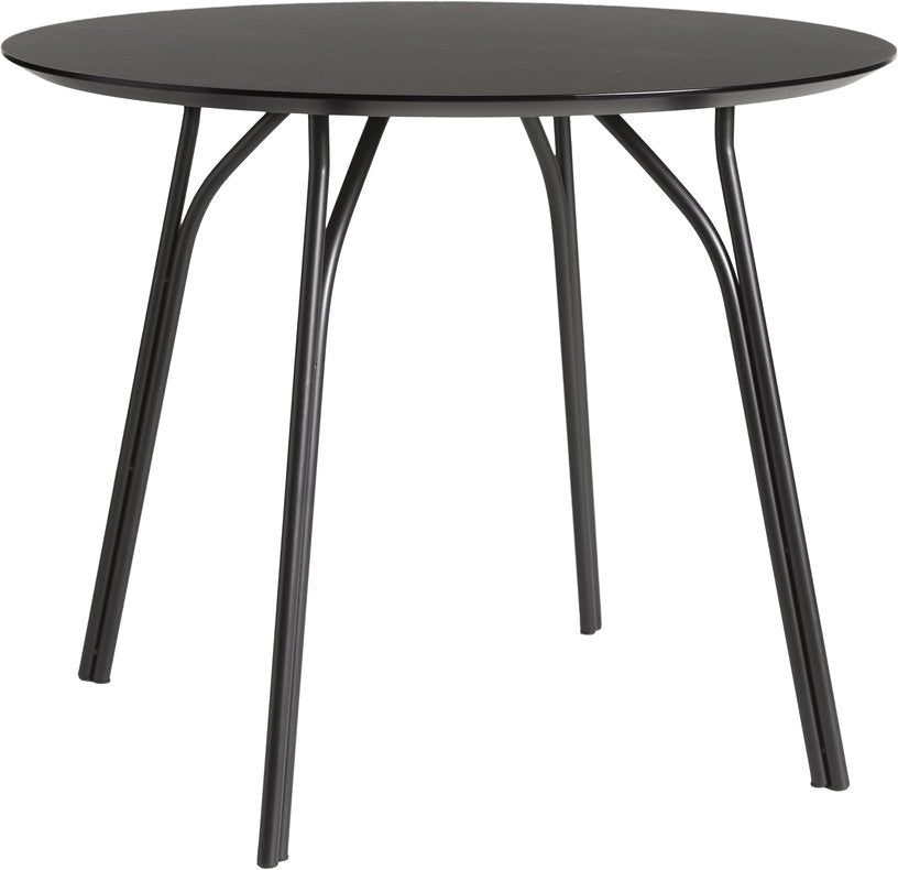 Table ronde noire 90 cm Tree - Woud - The Cool Republic