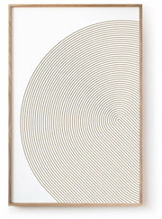 Tableau blanc avec reliefs 40 x 60 cm Chergui - Kōje & Møhe - The Cool Republic