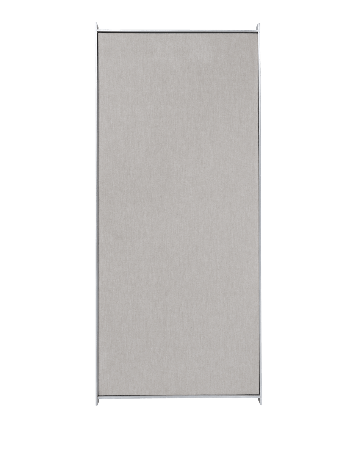 Tableau d'affichage mural rectangulaire en liège beige et aluminium brossé 45 x 5 x 104 cm Lager - Ferm Living - The Cool Republic
