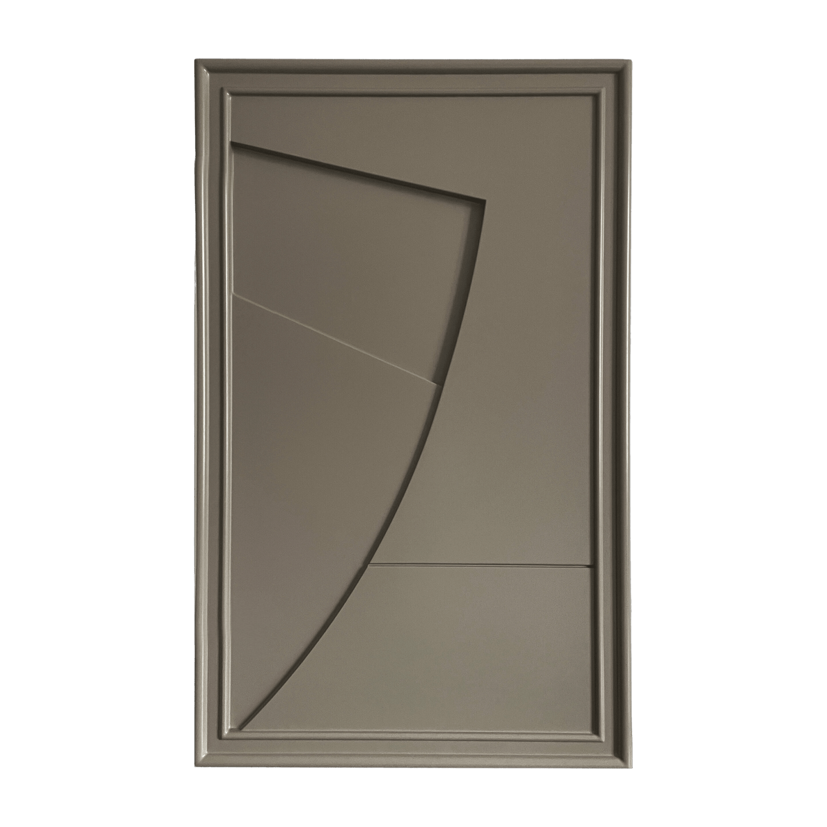 Tableau en bois beige cocoa 80 cm Arch - Likya - The Cool Republic
