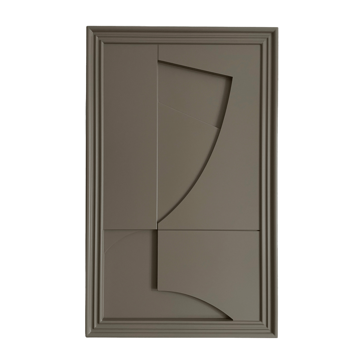 Tableau en bois beige cocoa 80 cm Randonne - Likya - The Cool Republic