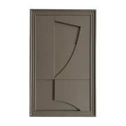 Tableau en bois beige cocoa 80 cm Randonne - Likya - The Cool Republic