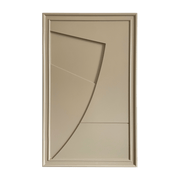 Tableau en bois beige gris 80 cm Arch - Likya - The Cool Republic