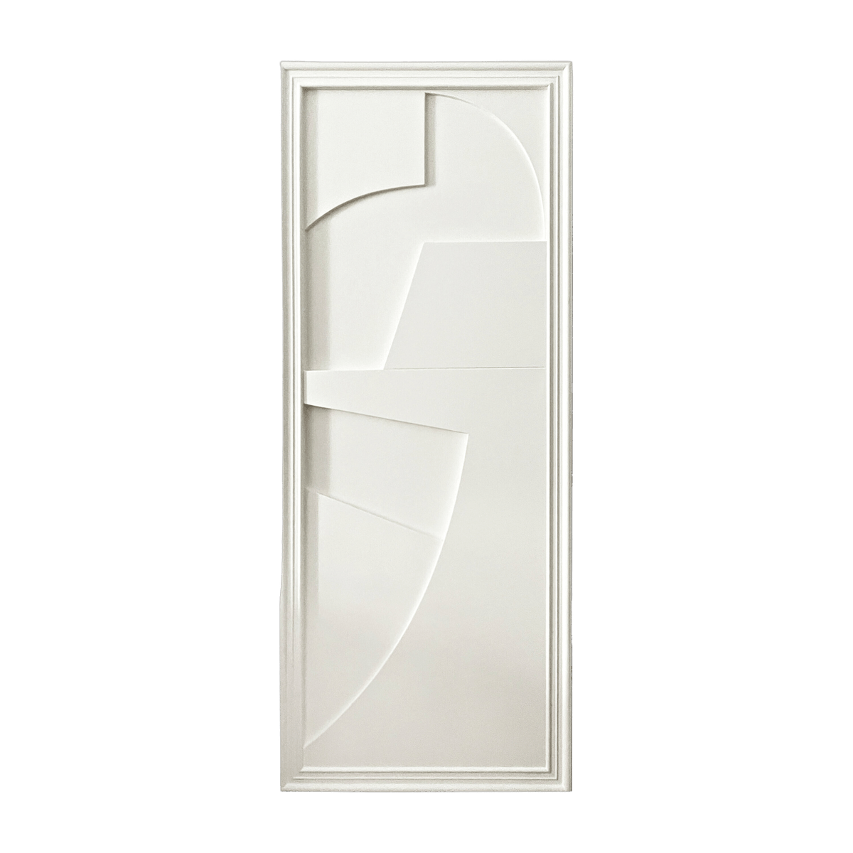 Tableau en bois blanc 45 x 115 cm Verto - Likya - The Cool Republic