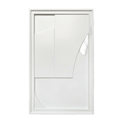 Tableau en bois blanc 80 cm Verge - Likya - The Cool Republic