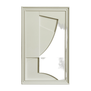 Tableau en bois blanc oyster 80 cm Randonne - Likya - The Cool Republic
