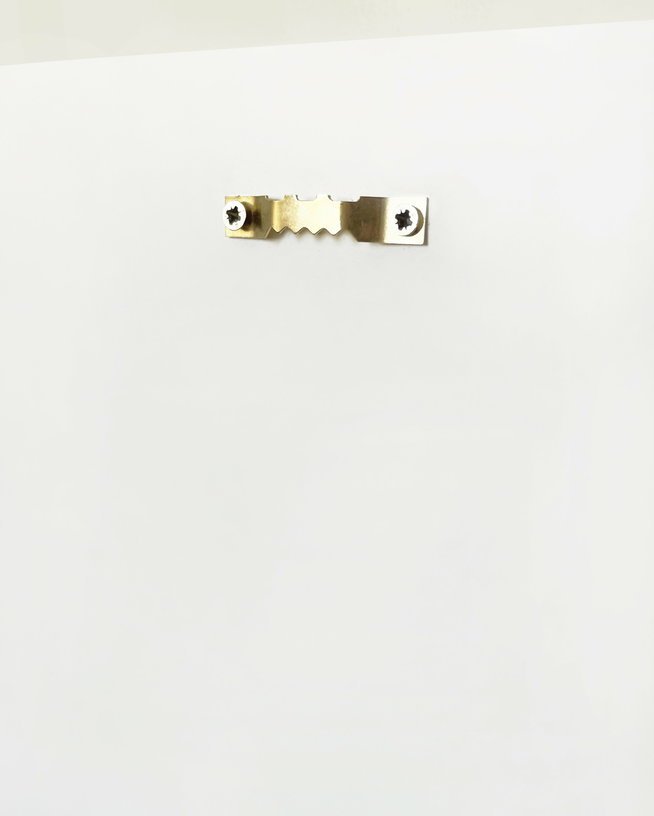 Tableau en bois blanc oyster 80 cm Verge - Likya - The Cool Republic
